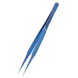 Ti Alloy Tweezer Precision Curved Tweezers Set Pointed Precision Tweezer Microscope Motherboard Fingerprint Jump Line Wire Repair Phone Welding for All Soldering Repairs( Curved)