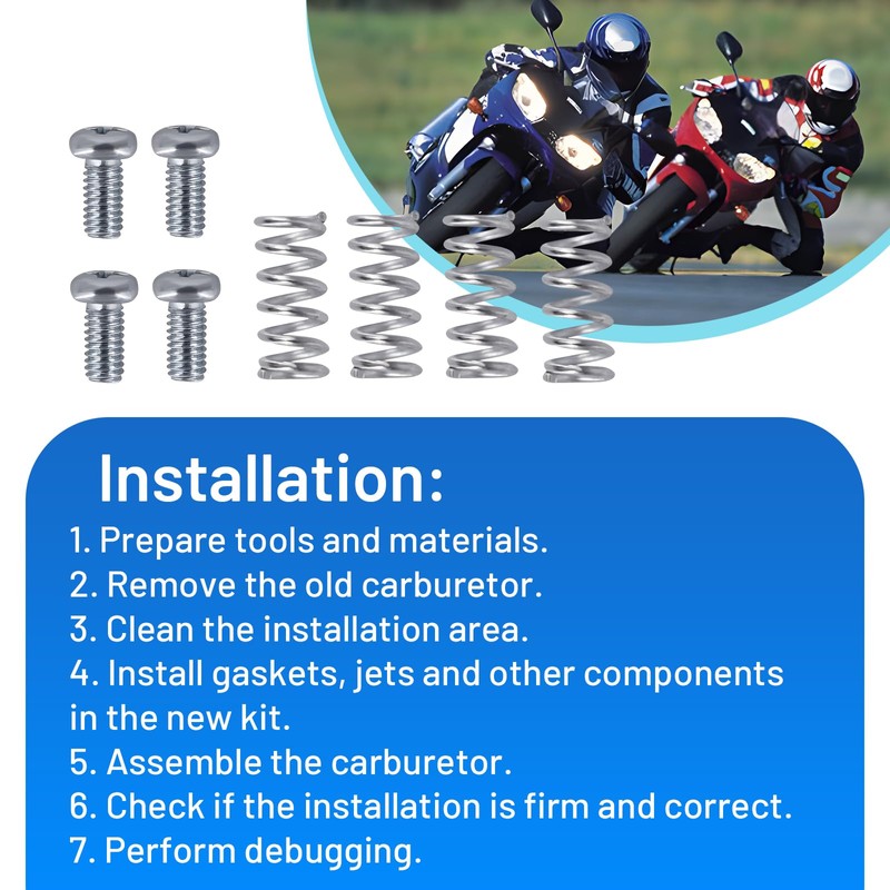 Carburetor Repair Rebuild Kit Gaskets Jets Fits for Yamaha YZF