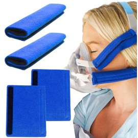 Norhogo Universelle CPAP-Bandbezüge CPAP-Gesichts-Pads Komfort-Pads für Band 4Stk.