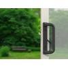 House Guard Black Patio Door Handle Set with Mortise Lock,Suitable
