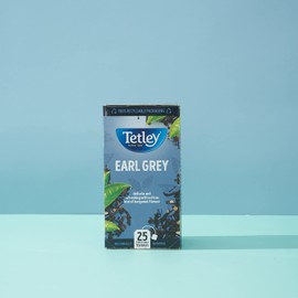 Tetley Earl Grey String & Tag Envelopes, 25 Individually Wrapped Teabags