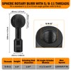 Sphere Rotary Burr,Wood Carving Tools with 5/8-11 Threads for 4