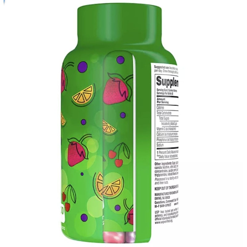 Vitafusion Calcium + D3 Gummies (200 Count)