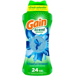 Gain In-Wash Laundry Scent Booster, Blissful Breeze Scent, 24.0 OZ, Fresh Extender + Odor Protection
