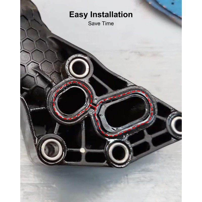 26345-3LAA0 Engine Oil Filter Housing Gasket, Oil Filter Kit Fit