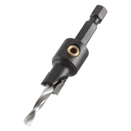 Trend Snappy TCT 9.5mm Counterbore with 4mm Drill for Precision Recess & Accurate Alignment, Quick Release, SNAP/CB/1TC, Silver