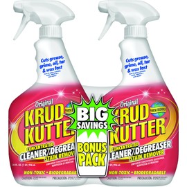 KRUD KUTTER KK32BP/6 32-Ounce Trigger Spray Original Concentrate Cleaner/Degreaser Bonus Pack, 2-Pack