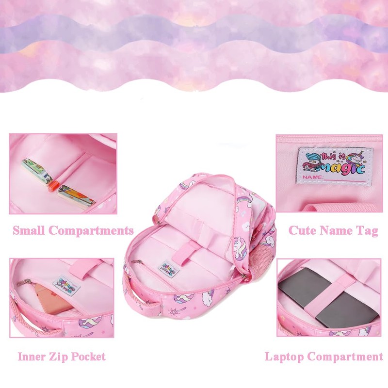 Unicorn Backpacks for Children Girls Primary School Backpack Cute Children's