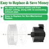 HHQ Bathroom Exhaust Fan Motor & Blower Wheel Replacement for