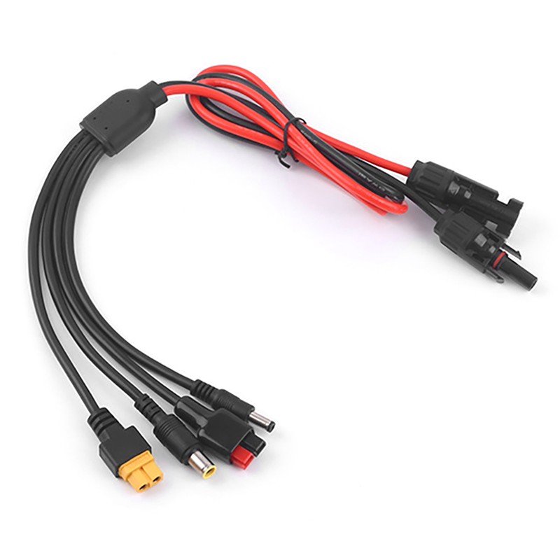 Solar Panel Extension Cable 4 in 1 DC5521 7909 XT60