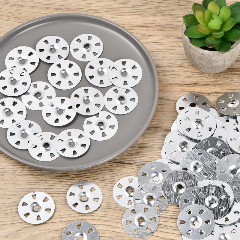Kioiner 100 Pcs Easy Fix Washers, 35mm Diameter Flat Washers