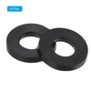 TOP-VIGOR 8Pcs Rubber Flat Washers, 16mm OD 8mm ID 2.2mm