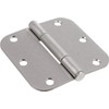 Hardware Essentials 854321 Round Corner Squeak-Proof Door Hinges, 3-1/2 inch,