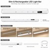 Rechargeable Under Cabinet Light with Motion Sensor – 60 LED