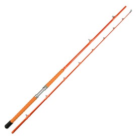 ANCIENT MARINER Challenger Series Castfish Rod 10' Catfish Casting Rods 2 Piece Glow in Dark Catfish Fishing Rod （Orange）