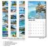 Wall Calendar 2025-2026 Planner Calendar - BEACHES Hangable Monthly Wall