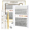 FEEGO Natural Mix Lash Kits 12 Row Upper Lash +