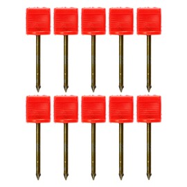 10pcs Archery Target Pins, Manganese Steel Alloy 5/16in Screw Thread Hunting Accessories for Fix Target Paper Shooting and Archery Supplies