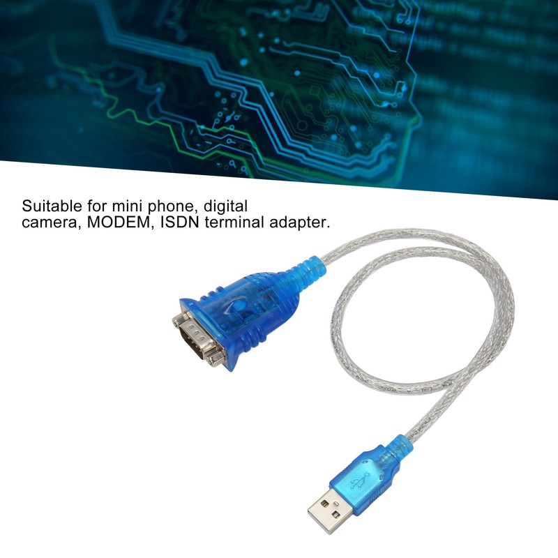 USB 2.0 to RS232 Adapter Anti Interference Multiple Shielding Thick