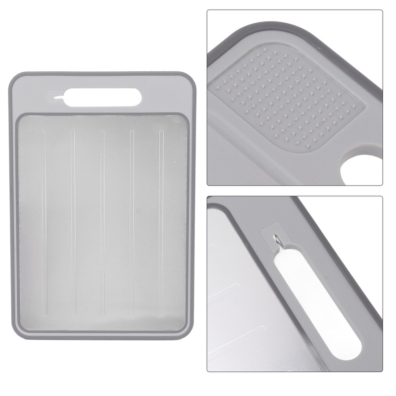 Double Sided Cutting Board Rapid Thawing and Grinding Plate with