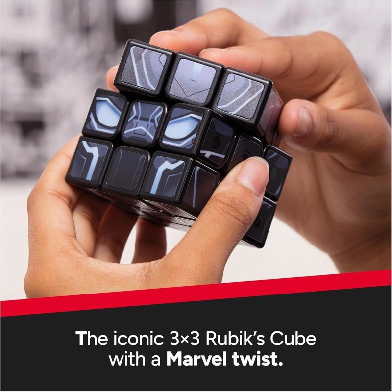 Rubik's Rubik’S Cube, Black Panther Puzzle Cube – Collectible Brain