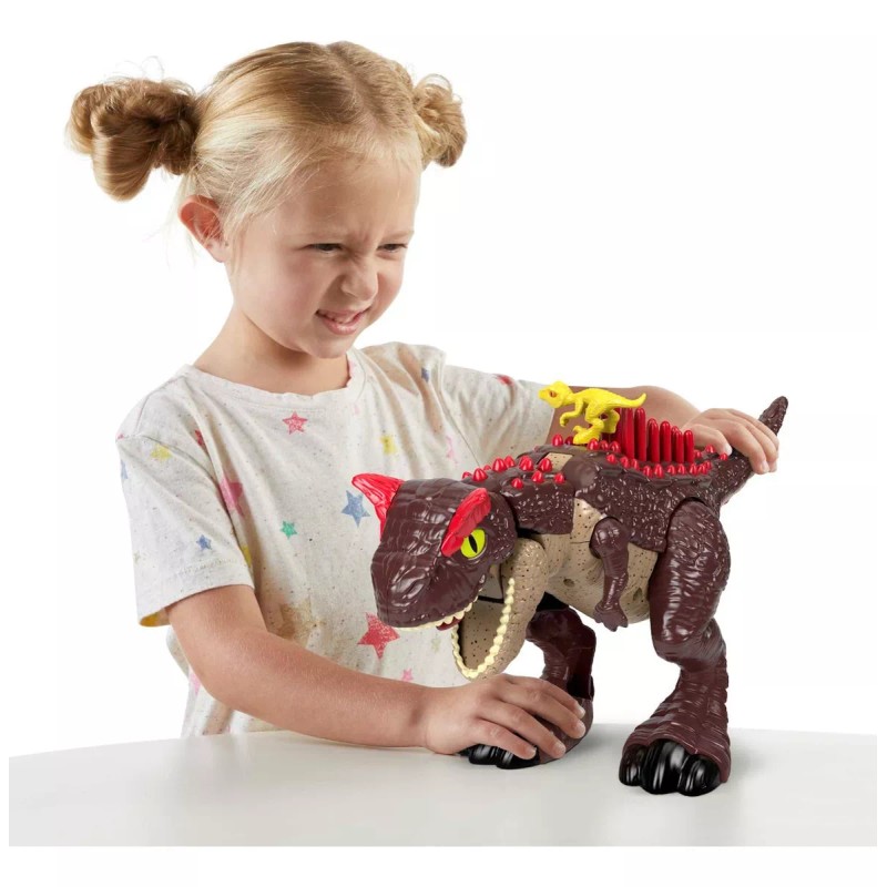 Imaginext Jurassic World Dinosaurio Carnotaurus Modo Defensa