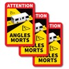 Signs247 Angles Morts Stickers Blind Spot Stickers for motorhomes and
