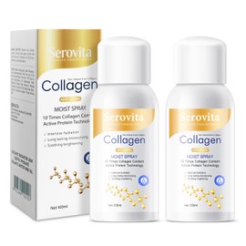 Serovita Firming Collagen Spray, Sera Vita Collagen Lotion for Women,Anti Hydrating Moisturizer Mist Fast-Absorbing Skin for Body,Plumping and Firming Care for Body and Face (2PCS)