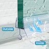 MATDDY 39" Shower Door Seal, 2-Pack 1/2" Frameless Glass Door