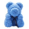 Rose Flower Bear Artificial Rose Flower Hugging Bear for Valentines
