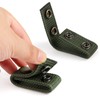 FRTKK Duty Belt Keeper with Double Snaps for 2¼" Wide