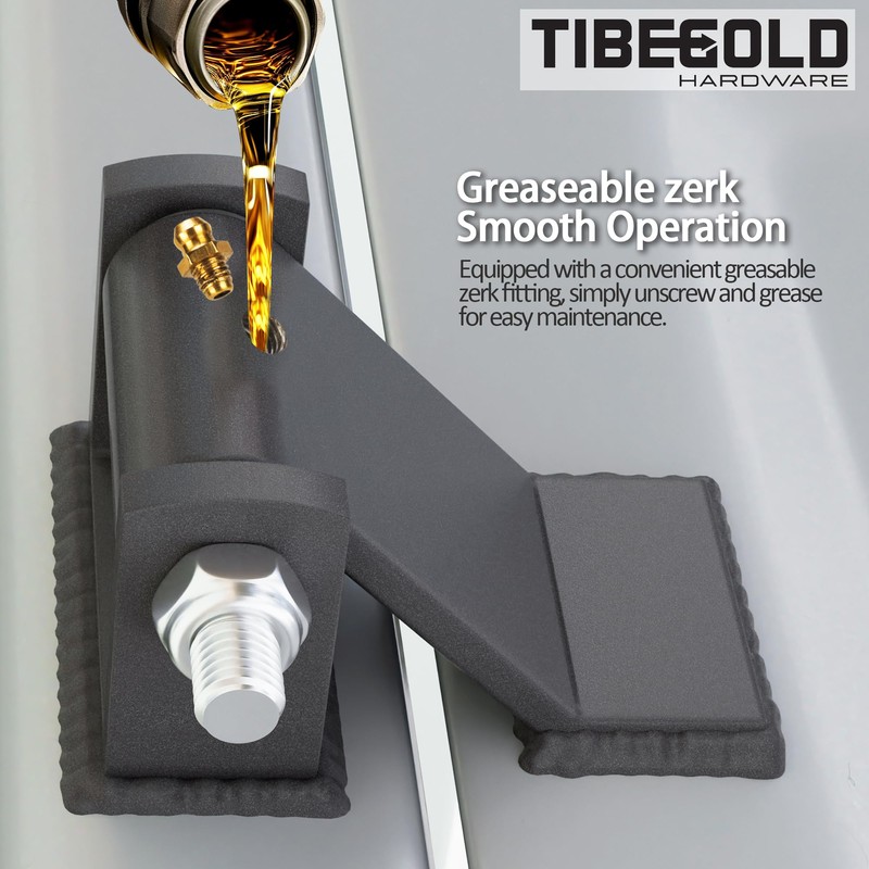 TIBEGOLD Weld on Trailer Hinges, Heavy Duty Dump Trailer Gate