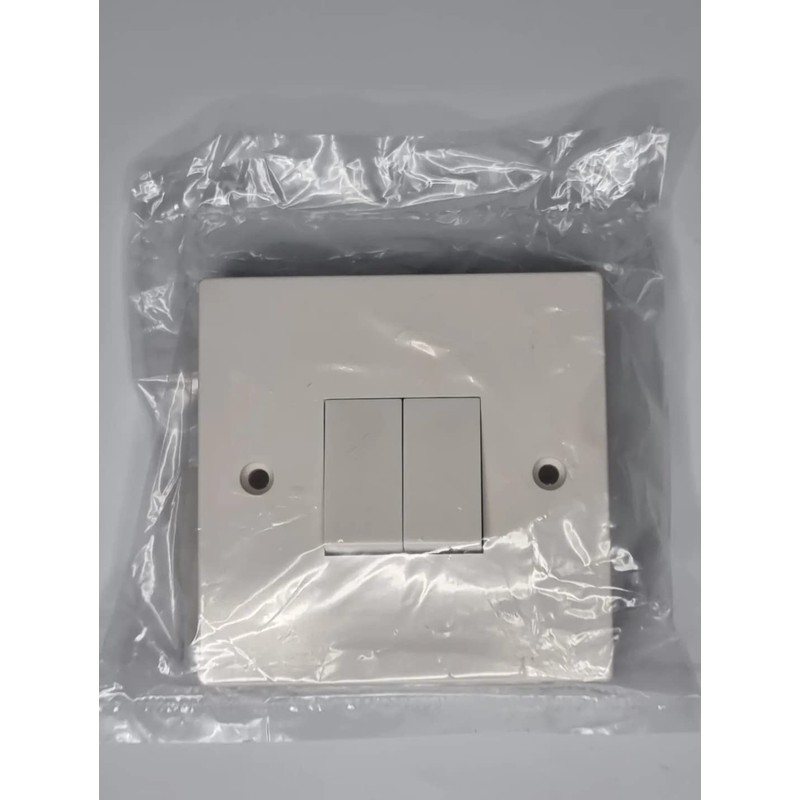 2-Way Double White Light Switch