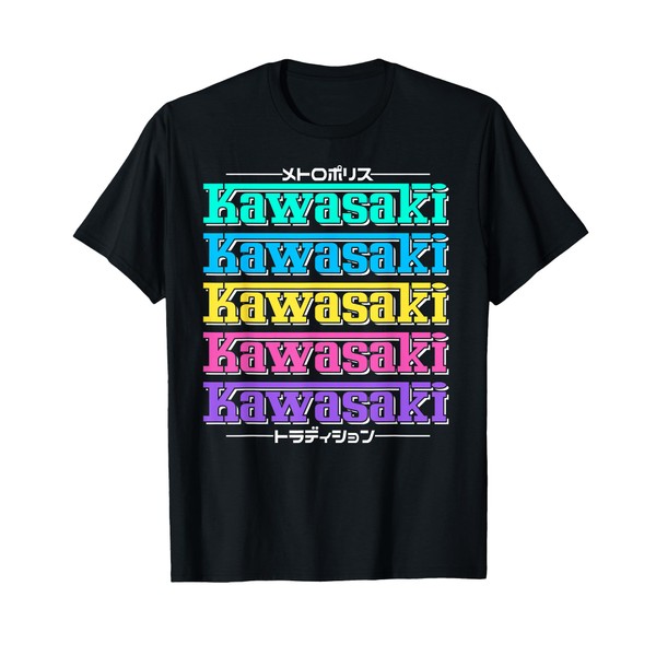 Kawasaki City 90s Retro Japan Aesthetics 80s Kawasaki T-Shirt