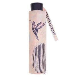 A2Z Ladies Supermini Umbrella Folding Umbrella Pastel Bird AOP Windproof Weather Resistant Women Compact Umbrellas Brolly Portable Shade Travel Umbrella Canopy