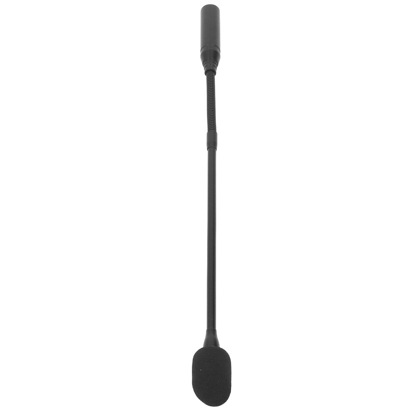 Gooseneck Microphone 17.7in Flexible Noise Reduction Gooseneck Plug in Microphone