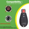 ATPSTOGO New Replacement Tool and Remote Key Fob Kit For