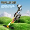 ANTSIR P51 RC Plane for Adults Kids, 4 Channel Remote
