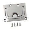 KONTONTY 1set Stainless Steel Boat Hatch Handle Recessed Latch for
