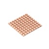 sourcing map Heatsink Kit Pure Copper 40x40x2mm for IC Chip