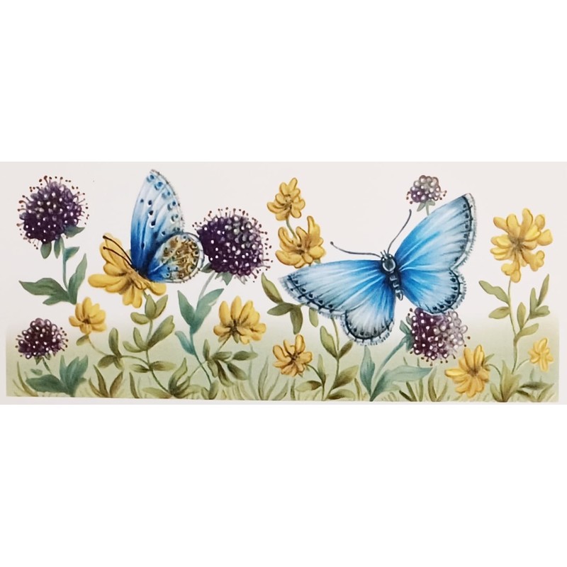 Rainbow Decors Garden Butterflies Mugs Set of 3 Bone China
