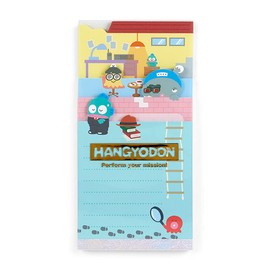 Sanrio 469441 Friends Memo, Hangyodon, Half Fish, Variety Stationery, Memo, Character, 3.1 x 0.5 x 6.3 inches (8 x 1.3 x 16 cm)