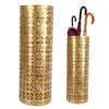 Umbrella Holder Round Rust Proof Stylish Hollow Copper Pattern Metal