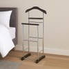 Proman Products Twin Valet with Wooden Hanger Tray & Trouser