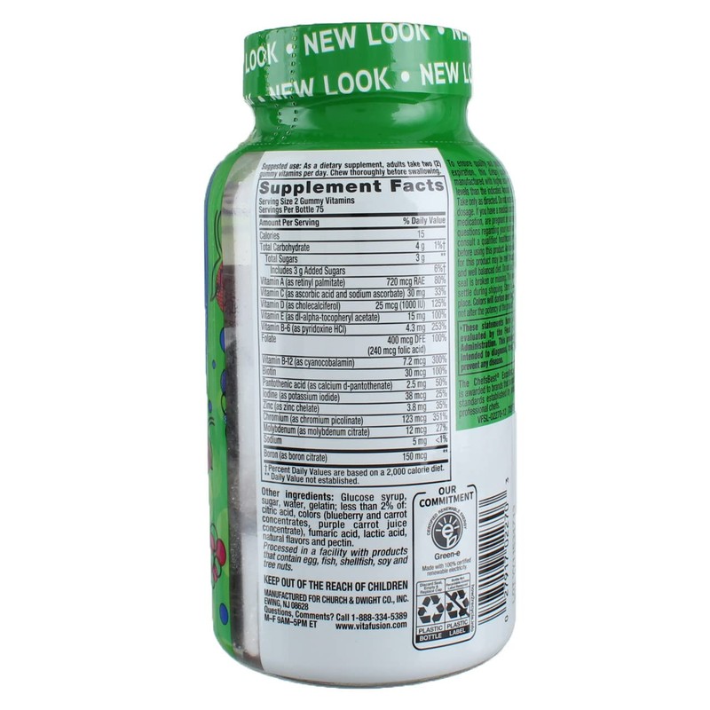 Vitafusion Mens Flavor Gummy Vitamins 150ct NEW LOOK