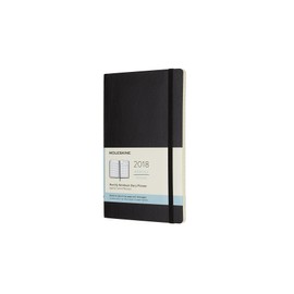 2018 Moleskine Large Monthly Notebook Diary 12 Months Soft