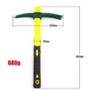 Outdoor Camping Fiberglass Handle Small Size Tools Pickaxe