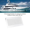 Asixxsix 9 X 5inch Rectangular Louvered Air Vent, Stainless Steel