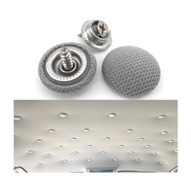 Adunsiaoto 62 Pieces Roof Liner Repair Set, Car Repair Rivets Set, Car Roof Headliner Repair Button Car Parts, Universal Roof Liner Repair Button, Car Roof Snap Rivets Holder Car (Grey)