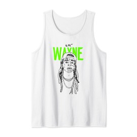 Lil Wayne Illustrated Face Logo Tank Top